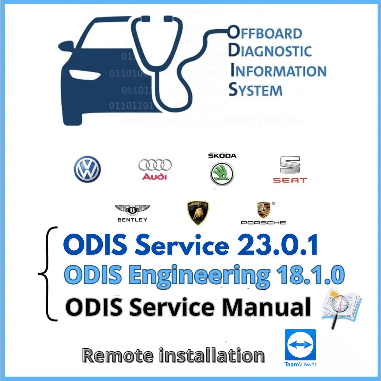 ODIS Service 23 and Engineering 18 – VW Audi ECU Diagnostic Software Interface Screenshot