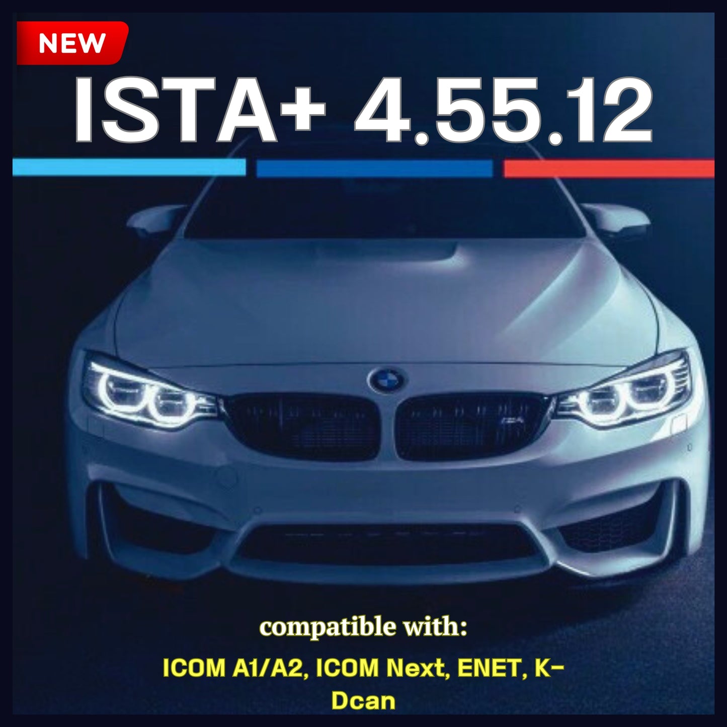 ISTA+ 4.55.12 BMW MINI Diagnostic Software compatible with ICOM A1/A2 and other tools