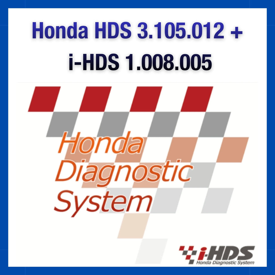 Honda HDS 3.105.012 + i-HDS 1.008.005 diagnostic software interface for Honda and Acura vehicles download