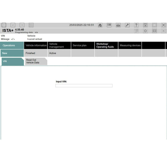 Screenshot of ProDiagTools BMW diagnostic software download interface showing vehicle management and VIN input options
