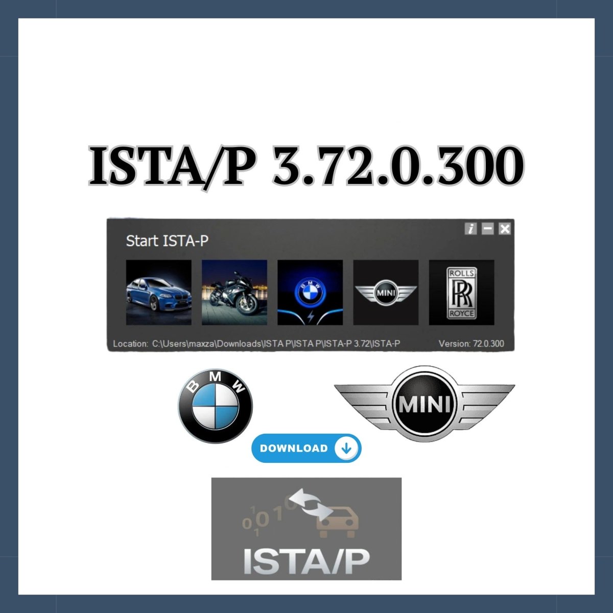 ISTA/P 3.72.0.300 BMW Mini ECU Programming Tool | Instant Download - Prodiagtools
