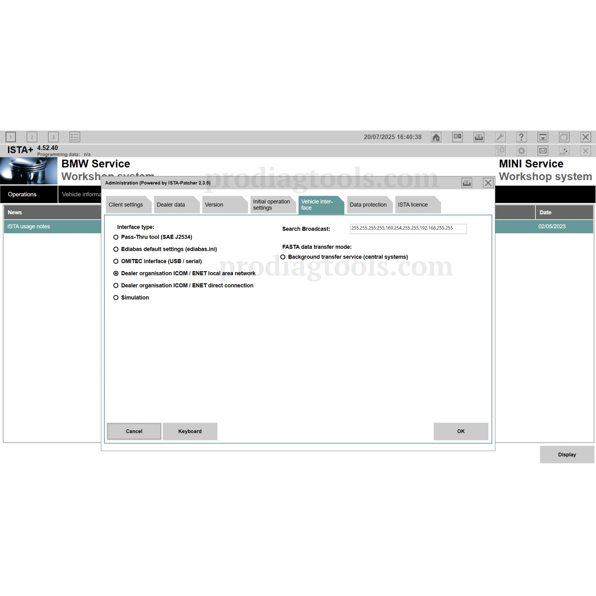 ISTA+ 4.52.40 BMW MINI Diagnostic & Coding Software Download - Prodiagtools