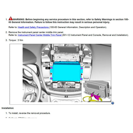 Ford C - Max Hybrid 2013 - 2014 Workshop manual - Prodiagtools
