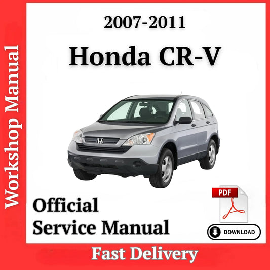 Honda CR-V repair manual PDF for 2007-2011 models by ProDiagTools official service workshop manual