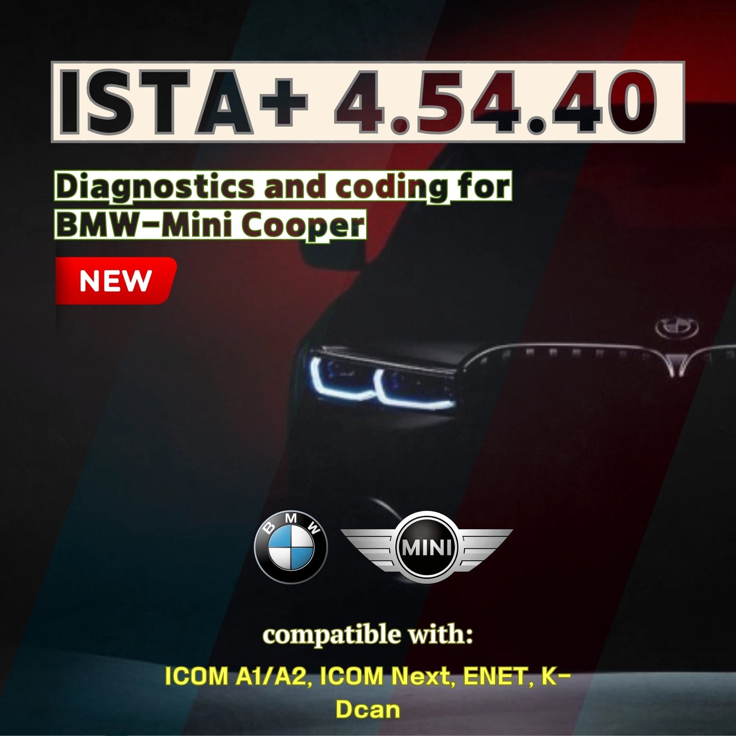 ISTA+ 4.54.40 BMW MINI diagnostic software with features for BMW-Mini Cooper vehicles