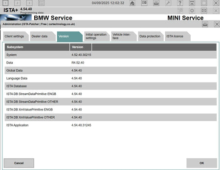 ISTA+ 4.54.40 – BMW & MINI Diagnostic & Coding Tool - Prodiagtools