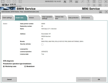 ISTA+ 4.55.12 BMW MINI Diagnostic & Coding Software Download - Prodiagtools