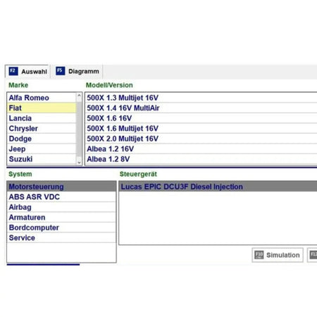 Multiecuscan 5.1 OBD2 Diagnostic Software for Fiat Alfa Jeep - Prodiagtools