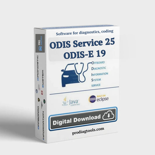 Prodiagtools ODIS 25 diagnostic software download box for automotive diagnostics and coding digital download