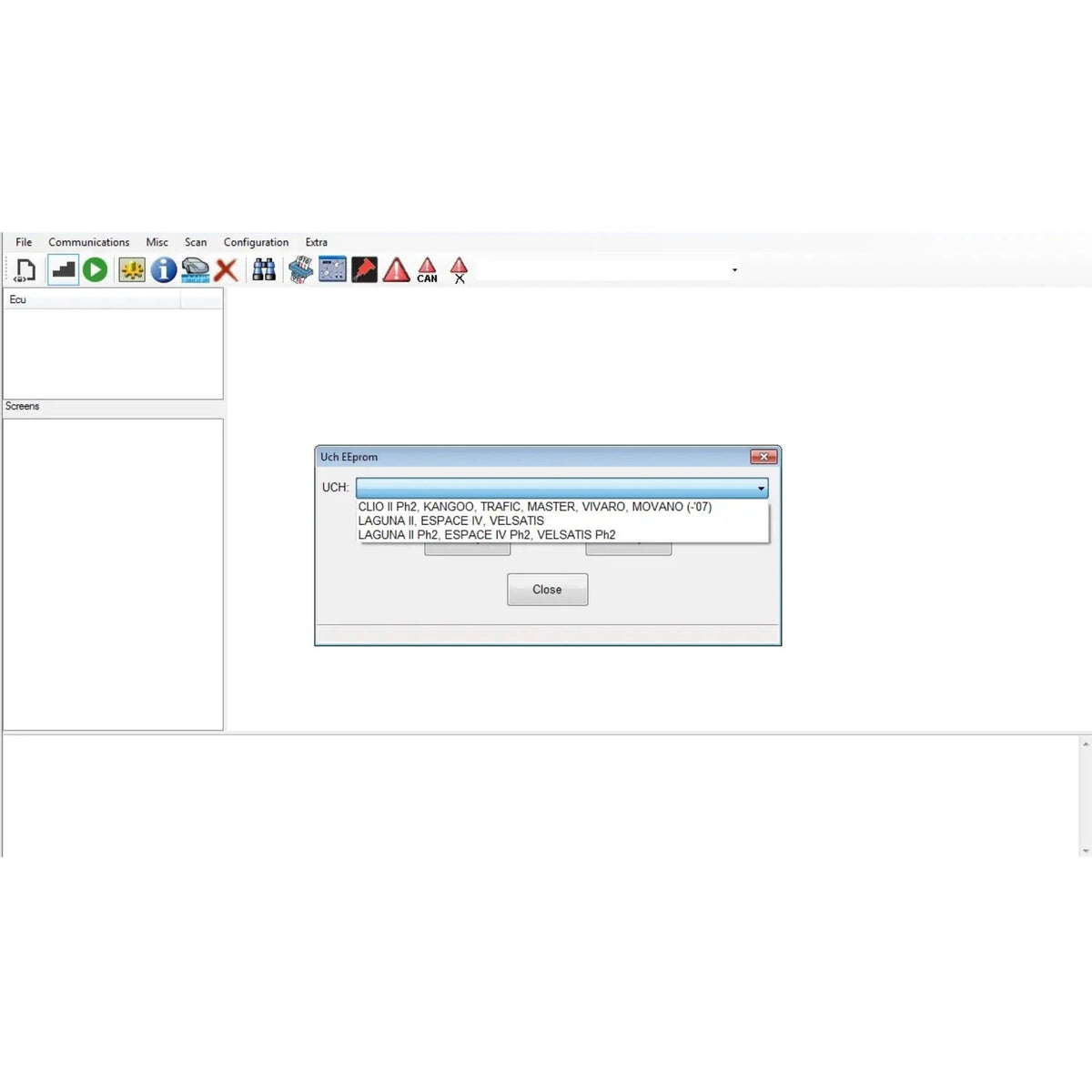 Renolink 2.11 UCH EEPROM read write Renault Dacia ECU memory programming software