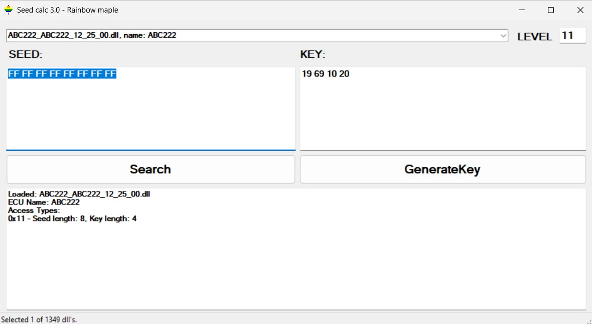 Seed Key 3.0 Calculator DLL list for DTS Monaco and Vediamo