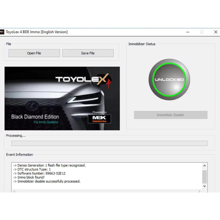 Toyolex 4 – Toyota Lexus Immo OFF/ON & Key Reset Software - Prodiagtools