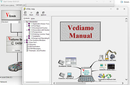 Vediamo 5.01 manual and help guide for Mercedes diagnostic data, installation steps and ECU engineering software setup