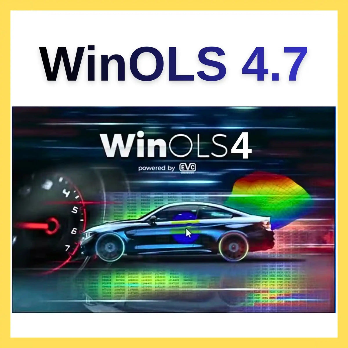 WinOLS 4.7 ECU tuning software interface for map editing, chiptuning and BIN file modification with 3D visualization and performance optimization tools