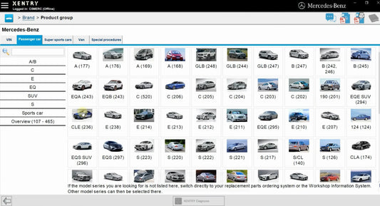 ProDiagTools Xentry Passthru J2534 Mercedes software interface for vehicle diagnostics