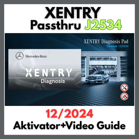 Xentry Passthru 12.2024 – Mercedes J2534 Diagnostic - Prodiagtools